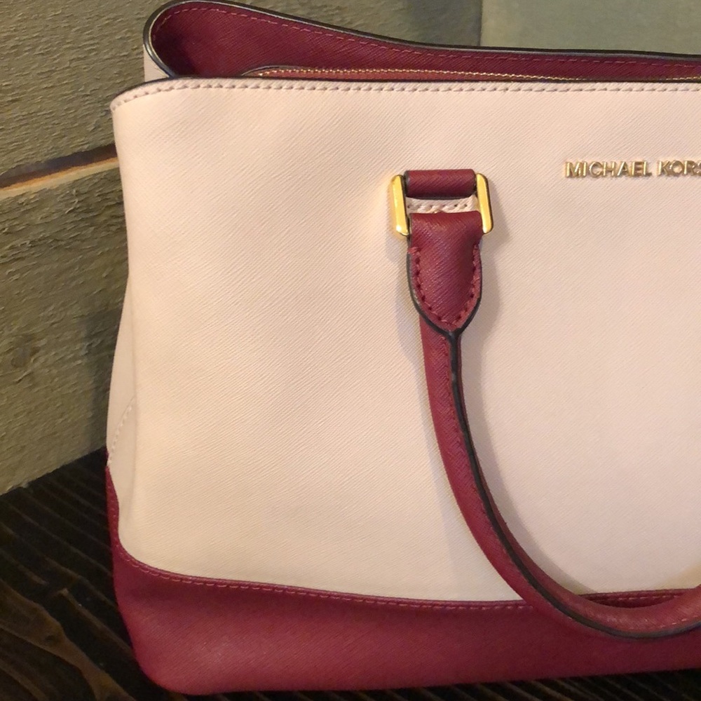 MK Bag / Michael Kors Savannah Large Satchel - Picture 4 of 17